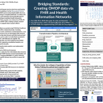 601-Hong-Bridging Standards – Creating OMOP data via FHIR and Health Information Networks – Lightning Talk Poster Stephanie S Hong